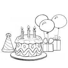 coloriage un gateau d anniversaire best of le et les ballons en a coloriages de pays cultures afrique