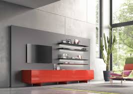 Modern media wall, as it was built. Wohnzimmer Tv Wand Caseconrad Com