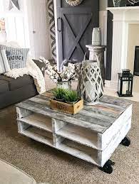Build a pallet coffee table. How To Make A Farmhouse Pallet Coffee Table Repurpose Life Pallet Furniture Living Room Pallet Coffee Table Diy Pallet Furniture