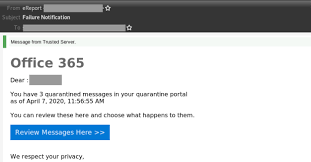 Go to admin > service settings > email, calendar, and contacts. Phishing Email Spoofing Office 365 Asks Users To Review Quarantined Messages