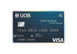 Credit cards are useful for getting cash back rebates and free air miles for your expenditure. Uob Preferred Platinum Visa Card Credit Cards Uob Singapore