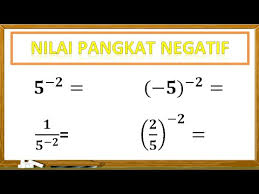 Selain kemudahannya, berbagai macam tipe soal yang bisa digunakan menjadi salah satu alasan untuk menggunakan aplikasi ini. Cara Menghitung Nilai Pangkat Negatif Youtube