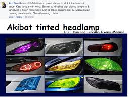 Berminat nak pakai perodua axia baru? Tinted Lampu Depan Bincang Bincang Proton Exora Manual Facebook