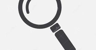 Lens Magnifier Magnifying Glass Search Icon Vector Illustration On The White Background Painting Logo Vector Illustration Search Icon