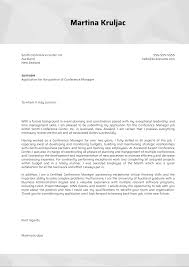 Maybe you would like to learn more about one of these? Conference Manager Cover Letter Example Kickresume
