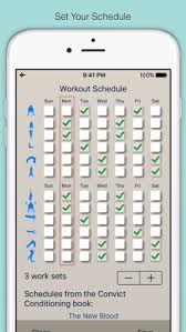 Convict Conditioning Tracker On The App Store