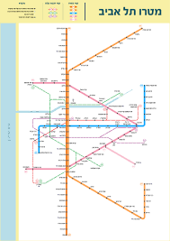 «the railway network of a country is something very interesting. Submission Unofficial Map Tel Aviv Metro 2040 By Alan Tanaman Transit Maps