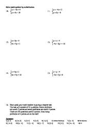 They will also frame the equation of a line; Holt Algebra 6 2a Solving Systems By Graphing Y Mx B Worksheet Doc Pdf
