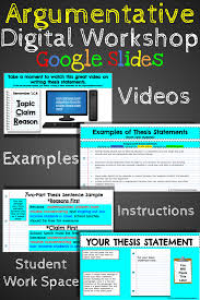 Argumentative Essay Writing For Middle School Google Classroom This Thesis Statement Centere Argumentative Writing Writing A Thesis Statement Thesis Statement