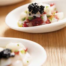 Tartare De Petoncles Ricardo Recipe Tapas Recipes Recipes Food