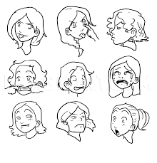 Make your world more colorful with printable coloring pages from crayola. How To Draw Girls Faces Girl Faces Step By Step Drawing Guide By Neekonoir Dragoart Com