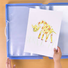 ファイル収納で 子ども作品整理テク ファイル 収納 子ども 収納