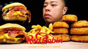 ASMR MUKBANG] RED ROBIN