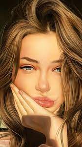 Iphone Wallpapers Wallpapers For Iphone Xs Iphone Xr And Iphone X Digital Art Girl Girl Iphone Wallpaper Beautiful Girl Drawing