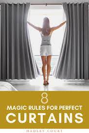 How To Choose The Right Curtain Lengths And What To Avoid Curtains Black And White Decor Curtain Lengths