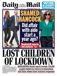 April 20, 2021 | 10:53am. Daily Mail Front Page 7th Of July 2021 Today S Papers