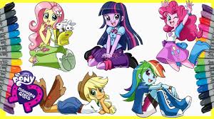 Apakah gambar mewarnai my little pony? Learn How To Coloring My Little Pony Equestria Girls Anime Belajar Cara Mewarnai Gambar Kuda Poni Youtube