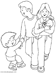 Dibujo de la familia para colorear (padres con sus hijos). Dia De La Familia Laminas Para Colorear Recursos Educativos Para Infantil Primaria Y Secundaria