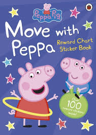 peppa pig move with peppa reward chart sticker book by