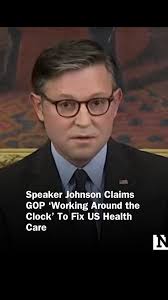 Speaker Mike Johnson defended the Republican Party's stance