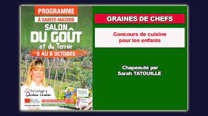 En raison de l'annulation de l'édition 2020, la liste des exposants est celle du salon 2019. Graines De Chefs Salon Du Gout Et Du Terroir Sainte Maxime 2017 Youtube