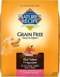 Nature S Recipe Grain Free Salmon Sweet Potato Pumpkin Recipe Dry Dog Food 24 Lb Bag Chewy Com Grain Free Dog Food Dog Food Recipes Sweet Potato Pumpkin Recipe
