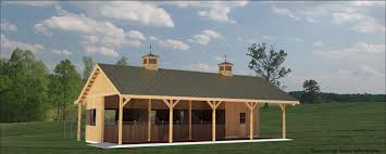 There are (3) horse stalls a wash/groom stall, tack room, and grain room. 6 Horse Barn Design Basics Alienation