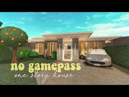 Plenty and stylish homes can be your next creation. Roblox Bloxburg No Gamepass One Story House 40k Youtuberandom