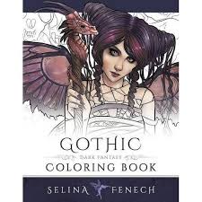 Through my coloring books i want to share that same magic with you. Gothic Dark Fantasy Coloring Book Fantasy Coloring By Selina By Selina Fenech Paperback Target
