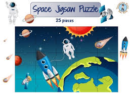 Use these blank jigsaw puzzle templates. Space Jigsaw Puzzle To Print Treasure Hunt 4 Kids Free Game