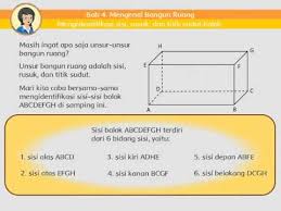Kubus memiliki 6 sisi, 12 rusuk dan 8 titik sudut. Mengidentifikasi Sisi Rusuk Dan Titik Sudut Balok Matematika Sd Kelas 4 Youtube