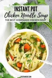 This Instant Pot Chicken Noodle Soup Is Quick And Satisfying Chickensoup Souprecipe Instant Vegetable Soup Recipes Instant Pot Recipes Instant Pot Chicken