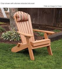 Amish Polycraft 883 Reclining And Folding Adirondack Chair With Bulit In Footrest Recycled Plastic Adirondack Chairs Adirondack Chair Folding Adirondack Chairs