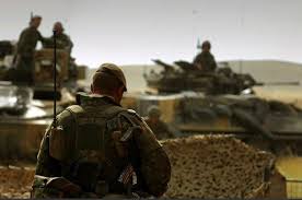 Soldier Walking Towards Warrior Armoured Vehicles During A Training Exercise Forcesphotos Phot Army Navy R British Armed Forces Armored Vehicles Defence