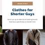 Where to buy clothes for short guys from www.themodestman.com