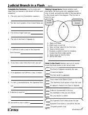 Where do you think we _ stay in london? Judicial Branch In A Flash Worksheet Analysis Fill Completed Pdf Pdf Judicial Branch In A Flash Complete The Sentence Use The Terms And Ideas That Course Hero
