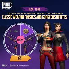 Try Your Luck Get Great Outfits And Pubg Mobile Lite Facebook