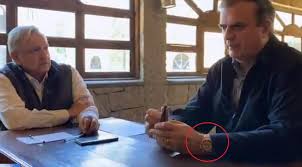 Secretario de relaciones exteriores de méxico. Reloj Rolex De Marcelo Ebrard Roba Camara Durante Reunion Con Amlo