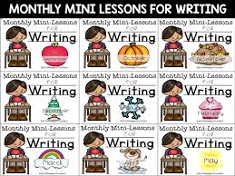 Writing Mini Lessons Tunstall S Teaching Tidbits Writing Mini Lessons First Grade Writing Second Grade Writing