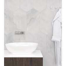 Bianco Blanco Oblong Marble Tile Marble Bathroom Bathroom Interior Design Marble Tile