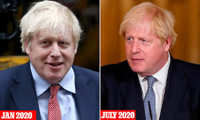 'is this some kind of sick joke?' were among some of the messages of support that flooded in following the news that yes, boris johnson is our new prime minister. Boris Johnson Appears To Be Balding After Coronavirus Battle Daily Mail Online