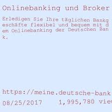 The telephone banking service and the internet banking service. Meine Deutsche Bank De Login Login Page