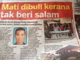Suspek remaja berusia 16 tahun. Kickstory Pendidikan Kesihatan Kerjaya