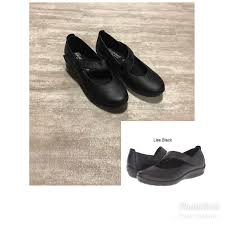 Arcopedico Lisa Black Strap On Shoes Nwt