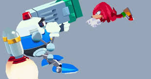Knuckles Vs Hi Spec Robo Knuckles Model By Heat Art Low Poly Art Pixel Art Polygon Modeling