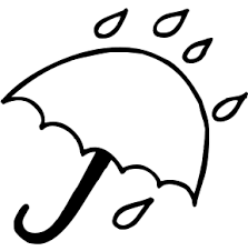 Black And White Umbrella Clipart Umbrlla Rain Weather Umbrella Weather Basement Wall Panels