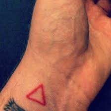 Triangle Red Tattoo Tattoos Triangle Tattoo Triangle