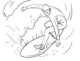 Free Surfer Coloring Page Coloring Pages Coloring Books Free Printable Coloring Pages