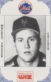 1990 Topps Tiffany Mackey Sasser #656 New York Mets Near Mint or Better