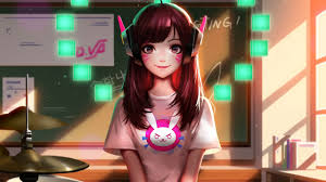 Dva School Girl Overwatch Overwatch Wallpapers Overwatch Overwatch Comic